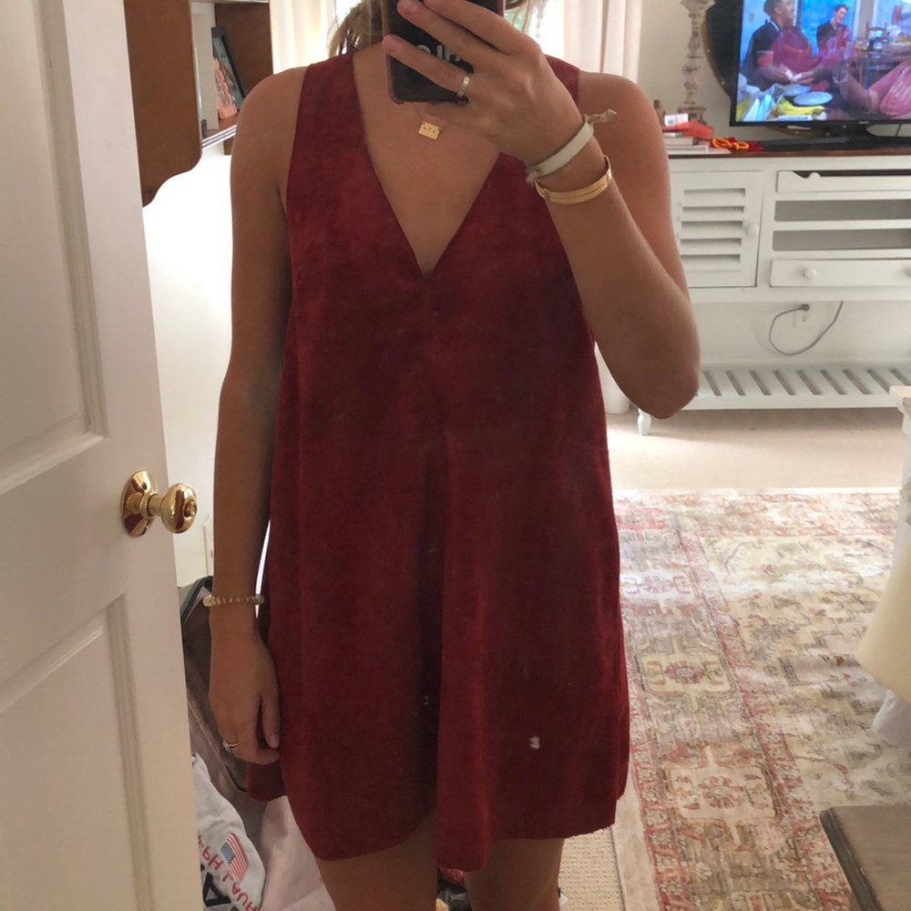 Suede Dress